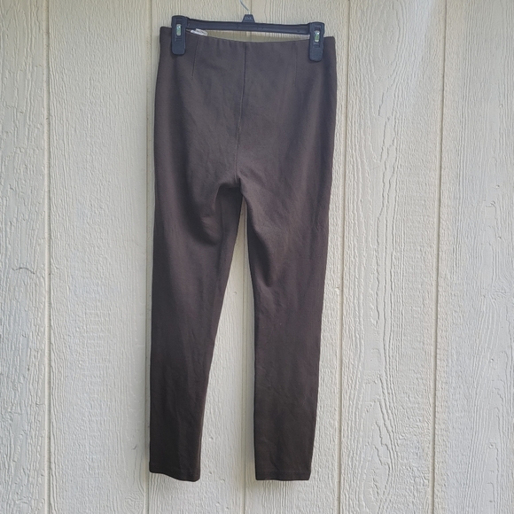 zara basic pull on  knit leggings moss green wmns sz large - Picture 2 of 4